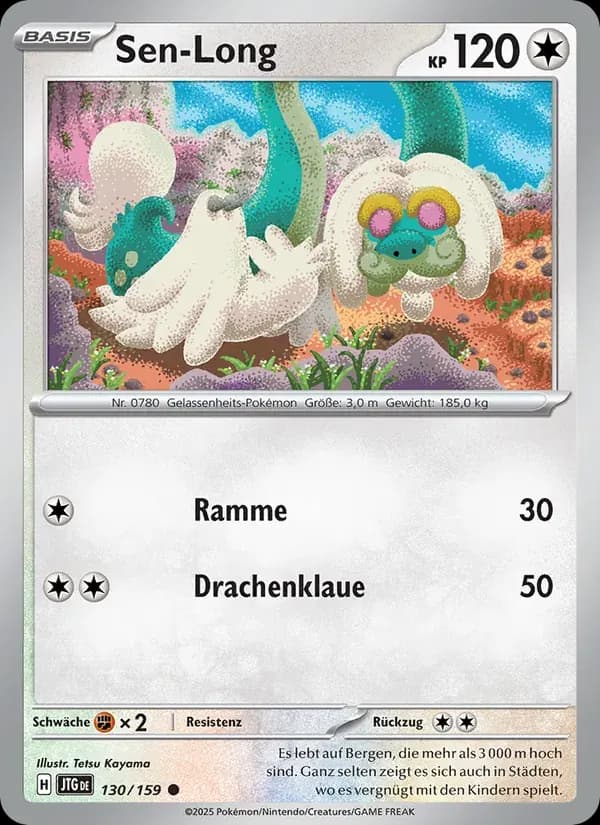 Sen-Long — Reisegefährten 130 German Pokémon card