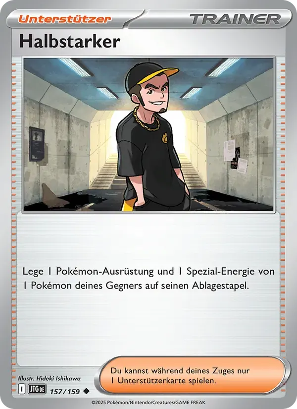 Halbstarker — Reisegefährten 157 German Pokémon card