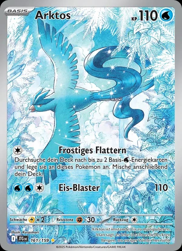 Arktos — Reisegefährten 161 German Pokémon card