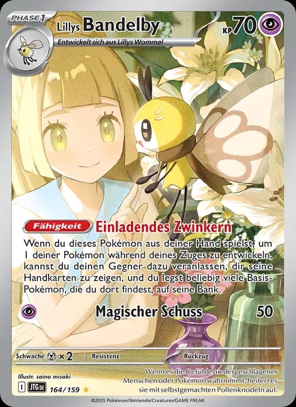Lillys Bandelby — Reisegefährten 164 German Pokémon card