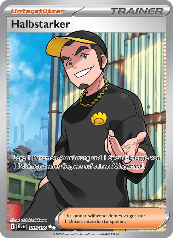 Halbstarker — Reisegefährten 181 German Pokémon card