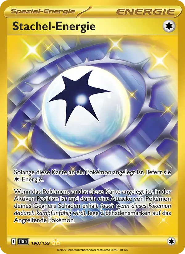 Stachel-Energie — Reisegefährten 190 German Pokémon card
