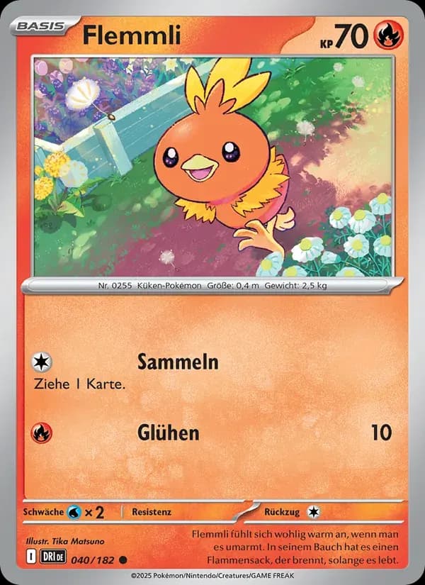 Flemmli — Ewige Rivalen 40 German Pokémon card