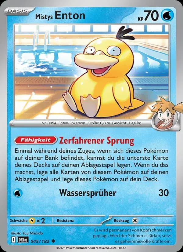 Mistys Enton — Ewige Rivalen 45 German Pokémon card