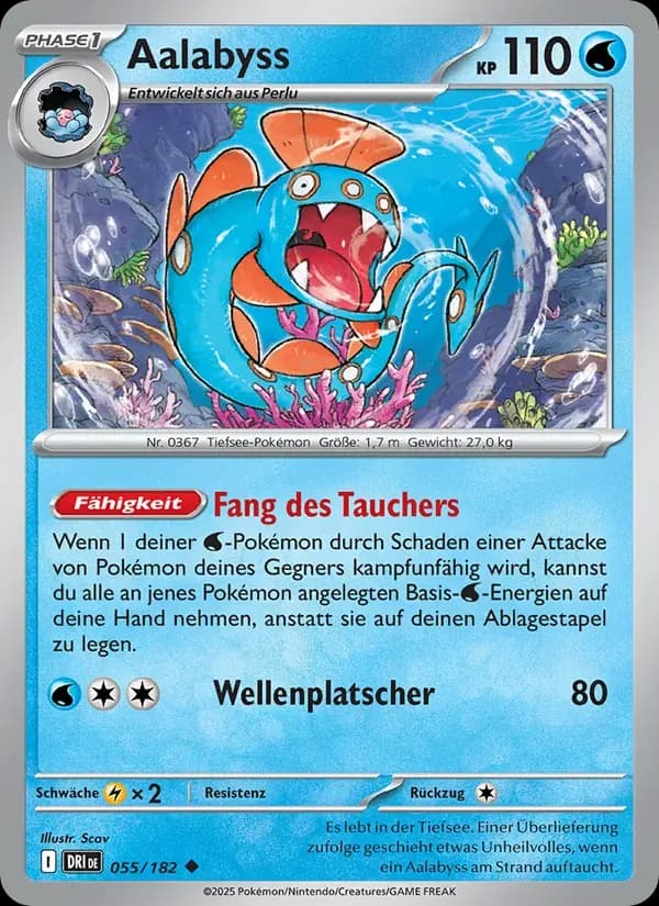 Aalabyss — Ewige Rivalen 55 German Pokémon card