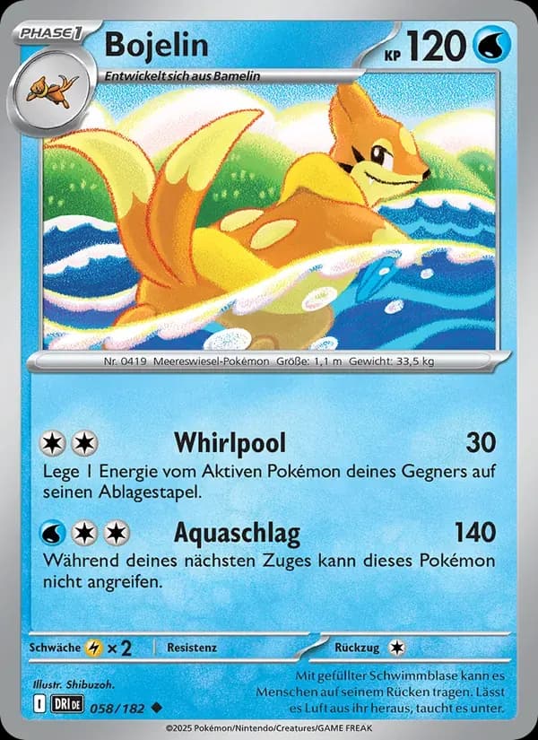 Bojelin — Ewige Rivalen 58 German Pokémon card