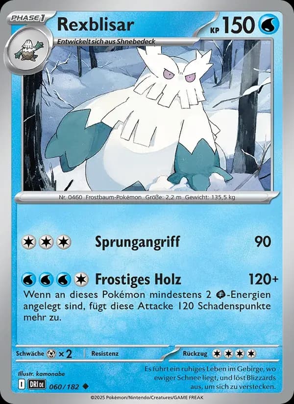 Rexblisar — Ewige Rivalen 60 German Pokémon card
