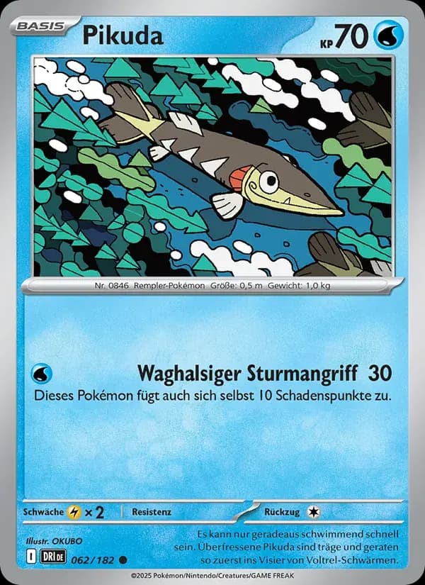 Pikuda — Ewige Rivalen 62 German Pokémon card