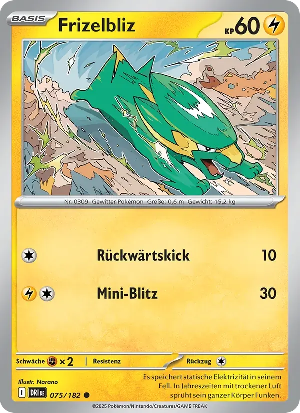 Frizelbliz — Ewige Rivalen 75 German Pokémon card