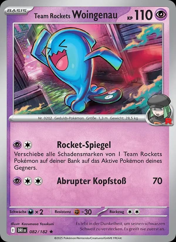 Team Rockets Woingenau — Ewige Rivalen 82 German Pokémon card