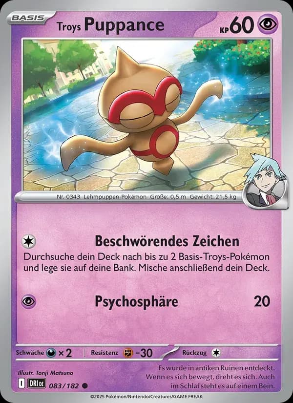 Troys Puppance — Ewige Rivalen 83 German Pokémon card