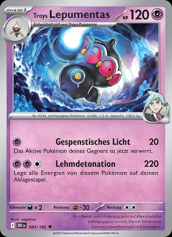 Troys Lepumentas — Ewige Rivalen 84 German Pokémon card