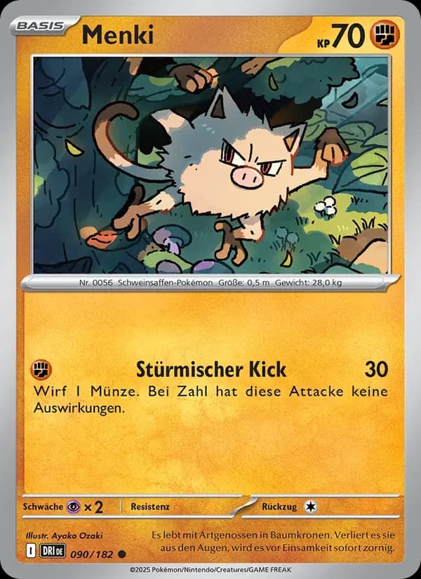 Menki — Ewige Rivalen 90 German Pokémon card