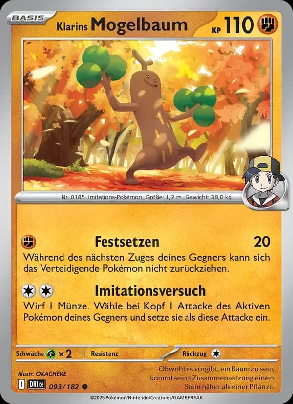 Klarins Mogelbaum — Ewige Rivalen 93 German Pokémon card