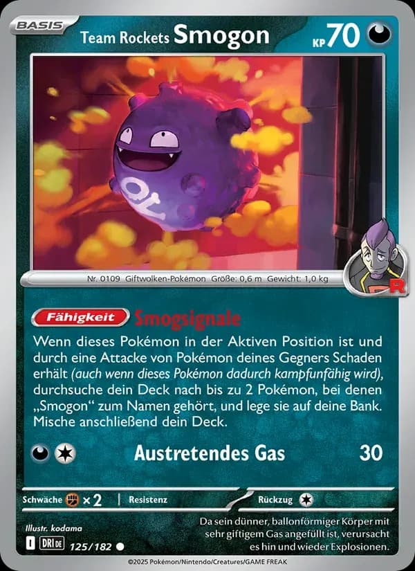 Team Rockets Smogon — Ewige Rivalen 125 German Pokémon card