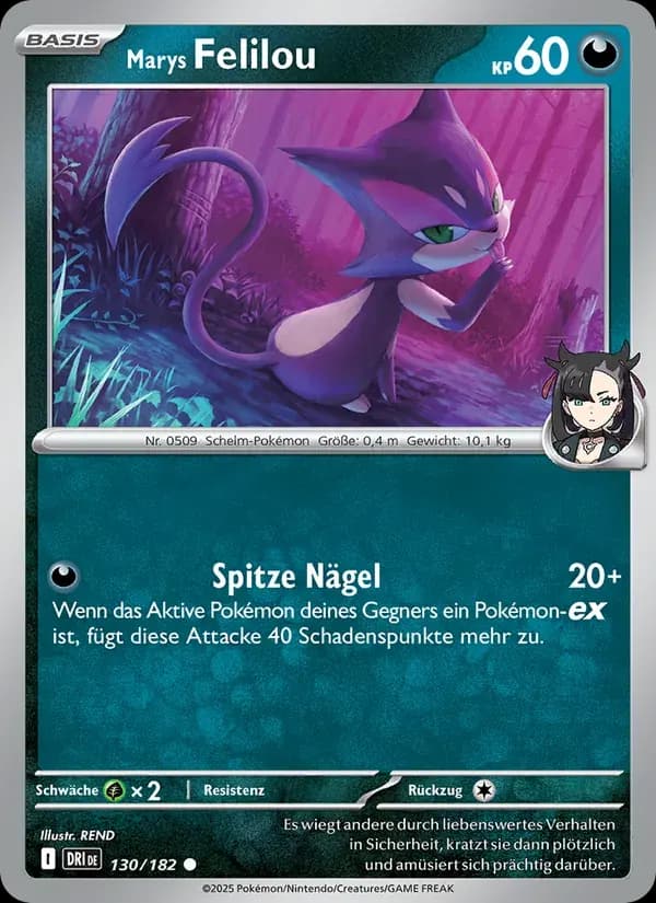 Marys Felilou — Ewige Rivalen 130 German Pokémon card