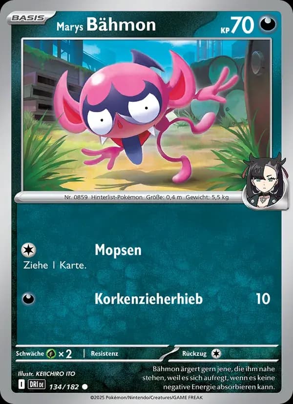 Marys Bähmon — Ewige Rivalen 134 German Pokémon card