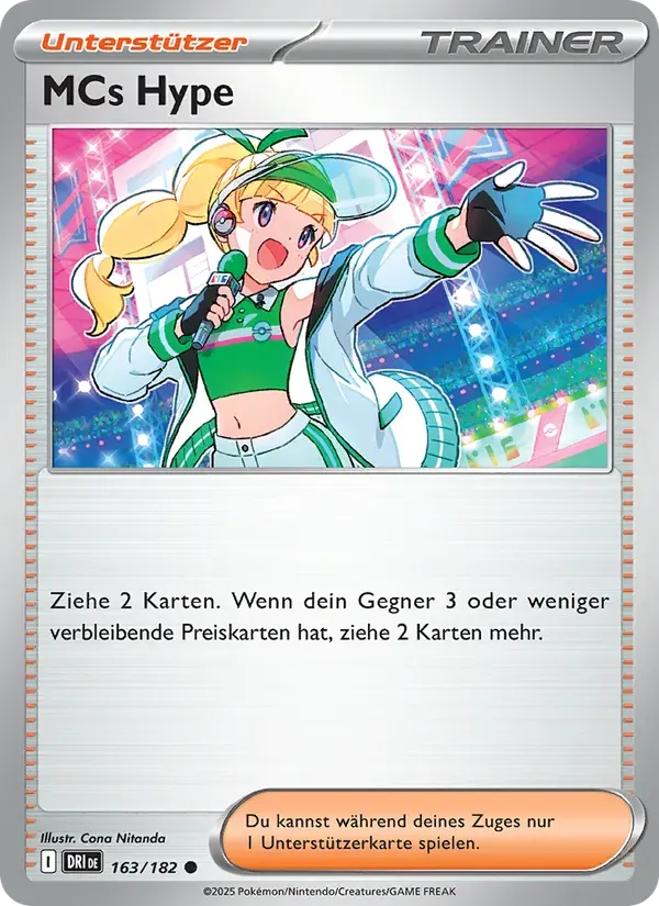 MCs Hype — Ewige Rivalen 163 German Pokémon card