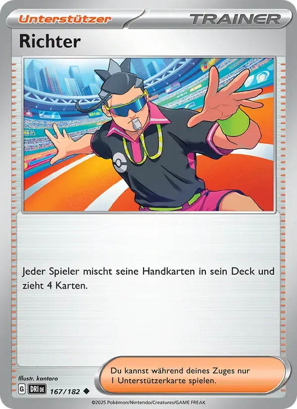Richter — Ewige Rivalen 167 German Pokémon card