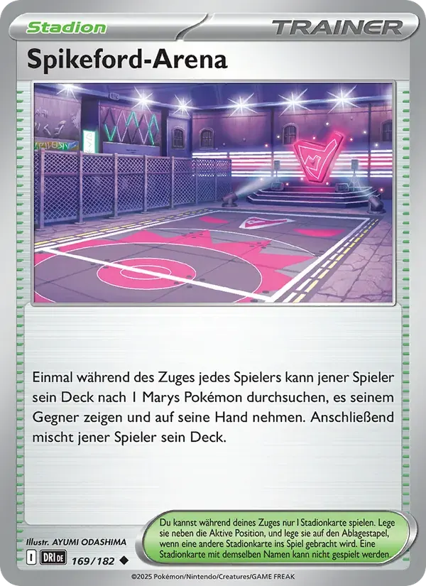 Spikeford-Arena — Ewige Rivalen 169 German Pokémon card