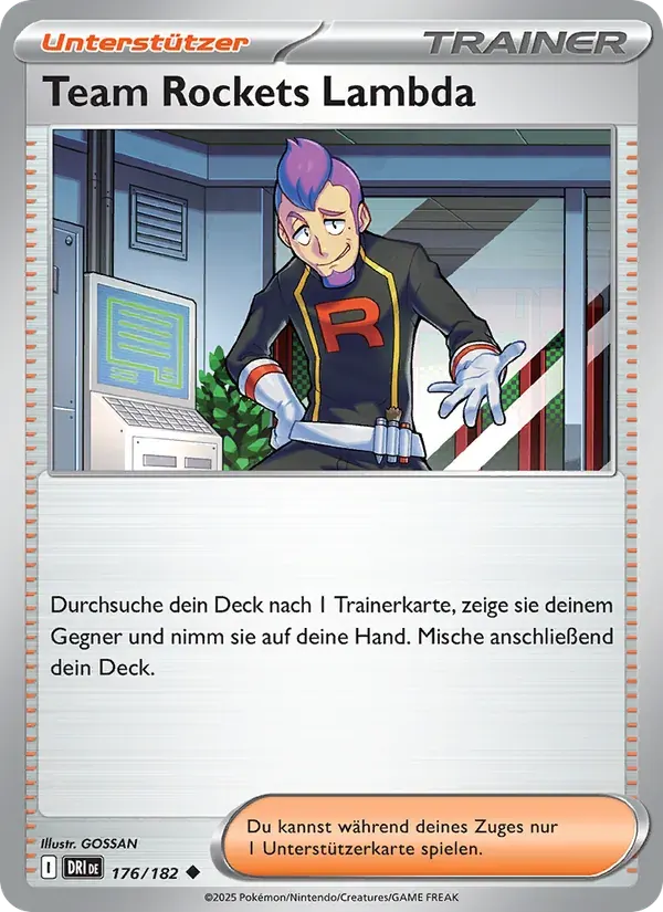 Team Rockets Lambda — Ewige Rivalen 176 German Pokémon card