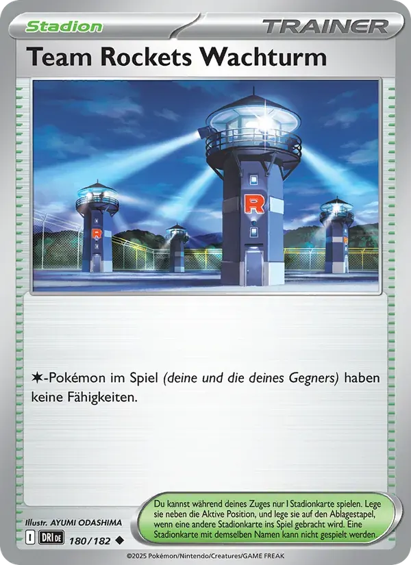 Team Rockets Wachturm — Ewige Rivalen 180 German Pokémon card
