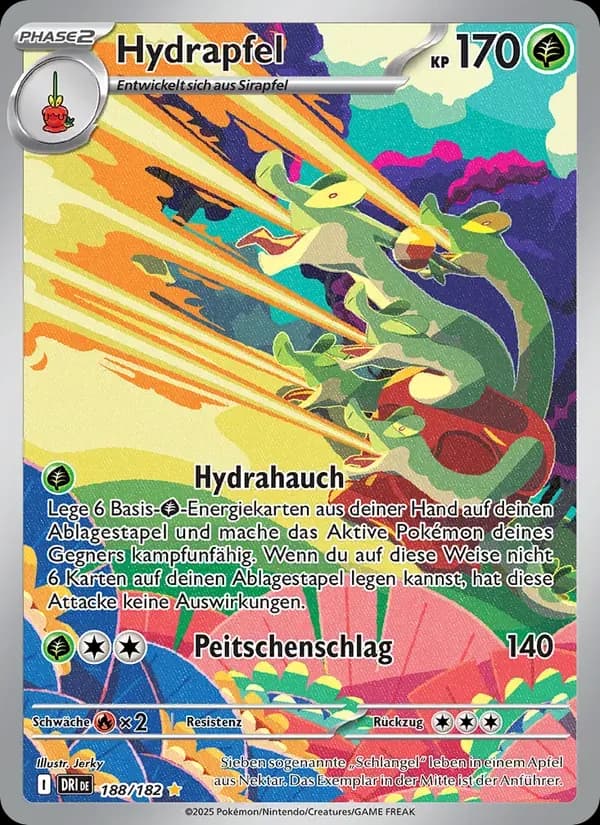 Hydrapfel — Ewige Rivalen 188 German Pokémon card