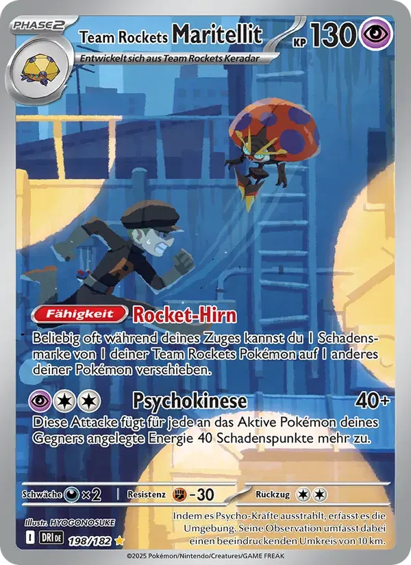 Team Rockets Maritellit — Ewige Rivalen 198 German Pokémon card