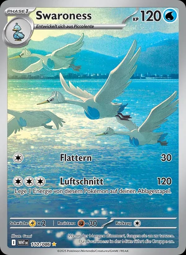 Swaroness — Weiße Flammen 110 German Pokémon card