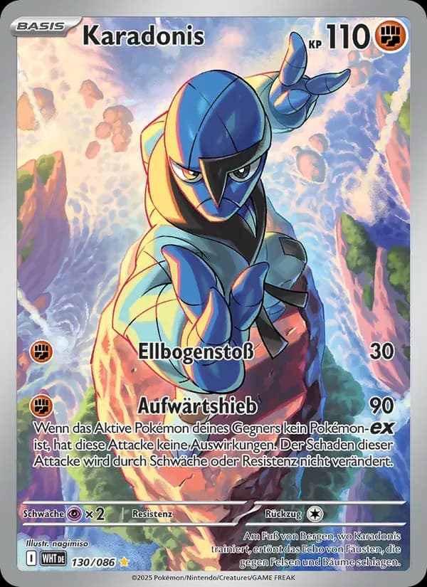 Karadonis — Weiße Flammen 130 German Pokémon card