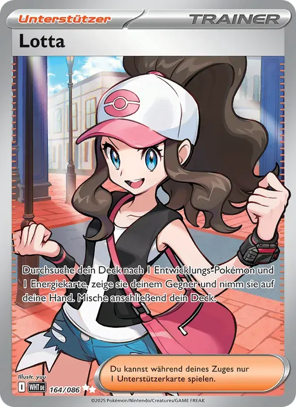 Lotta — Weiße Flammen 164 German Pokémon card
