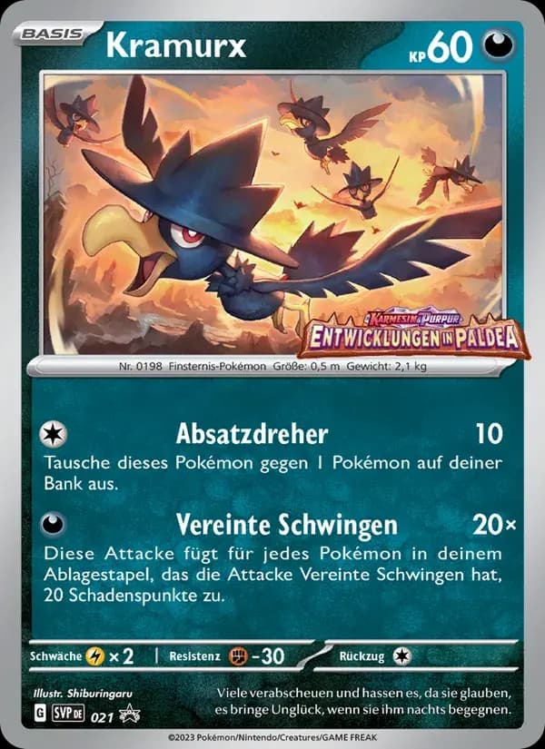 Kramurx — SVP Black Star Promos 21 German Pokémon card