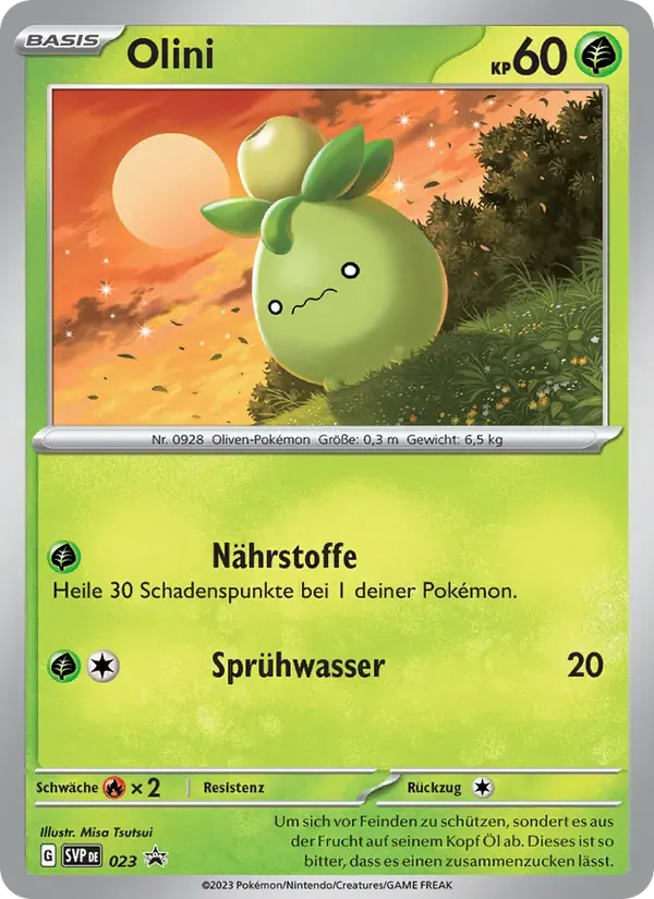 Olini — SVP Black Star Promos 23 German Pokémon card