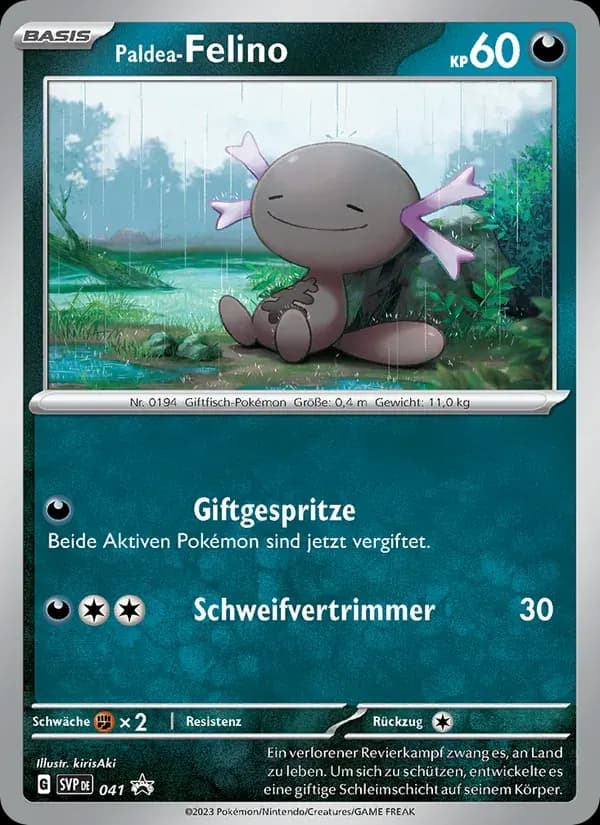 Paldea-Felino — SVP Black Star Promos 41 German Pokémon card