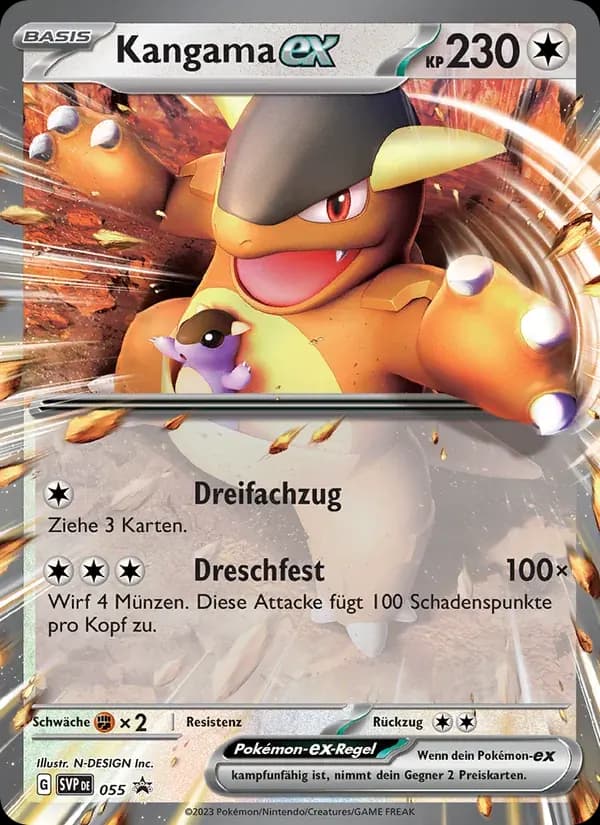 Kangama-ex — SVP Black Star Promos 55 German Pokémon card