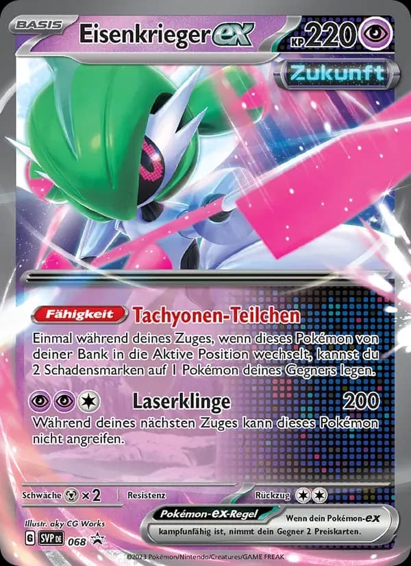 Eisenkrieger-ex — SVP Black Star Promos 68 German Pokémon card