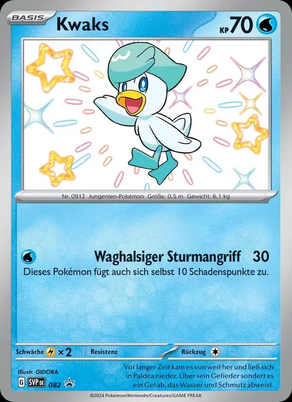 Kwaks — SVP Black Star Promos 82 German Pokémon card