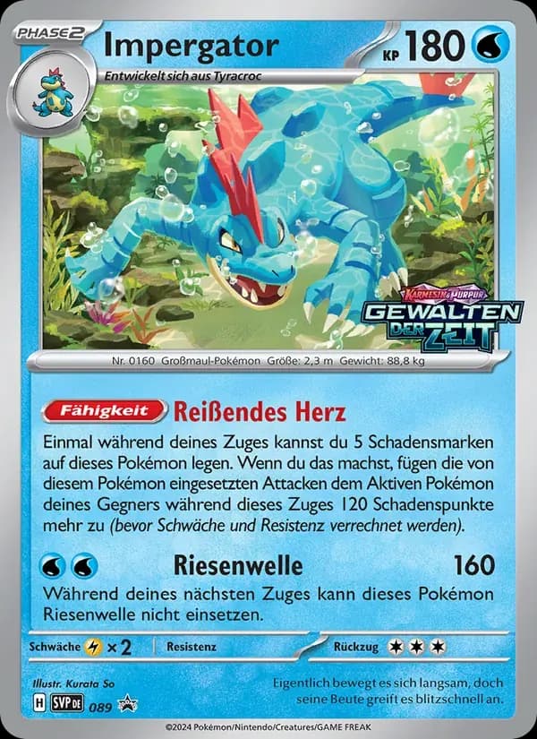 Impergator — SVP Black Star Promos 89 German Pokémon card