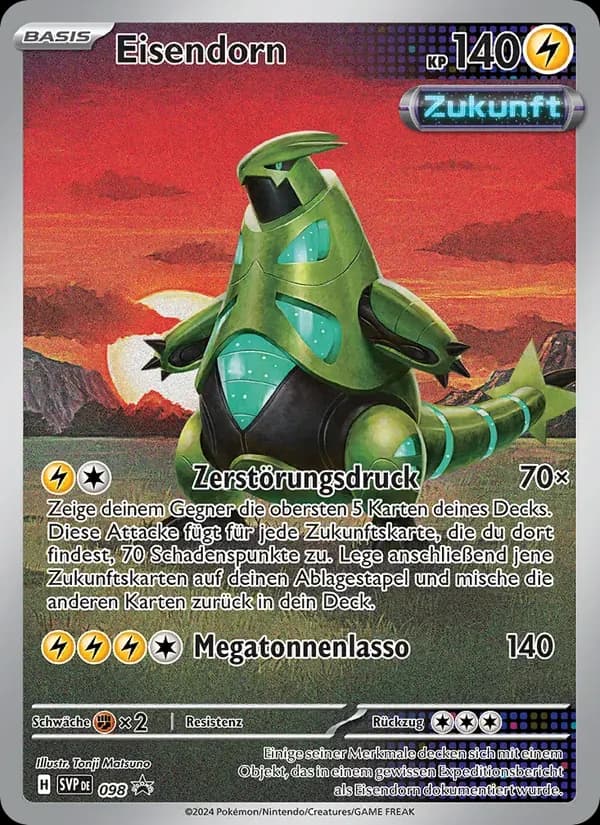 Eisendorn — SVP Black Star Promos 98 German Pokémon card