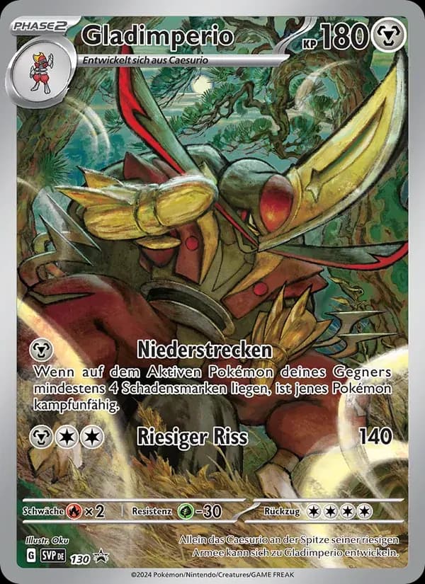 Gladimperio — SVP Black Star Promos 130 German Pokémon card