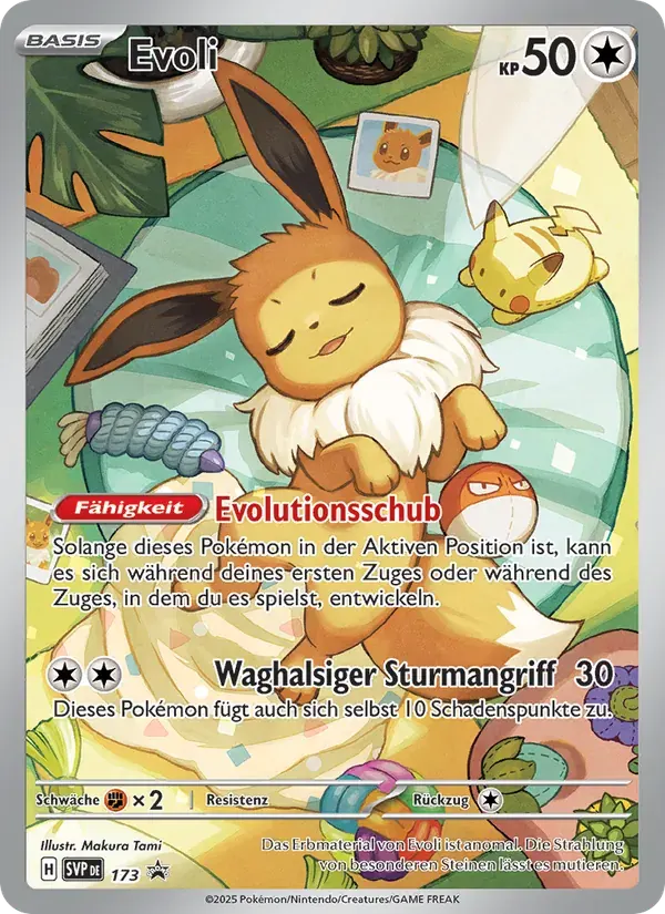 Evoli — SVP Black Star Promos 173 German Pokémon card