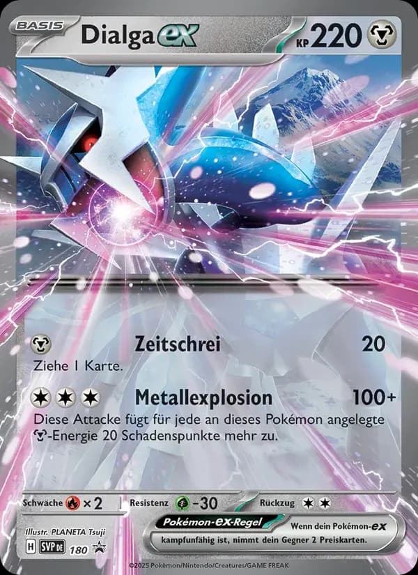 Dialga-ex — SVP Black Star Promos 180 German Pokémon card