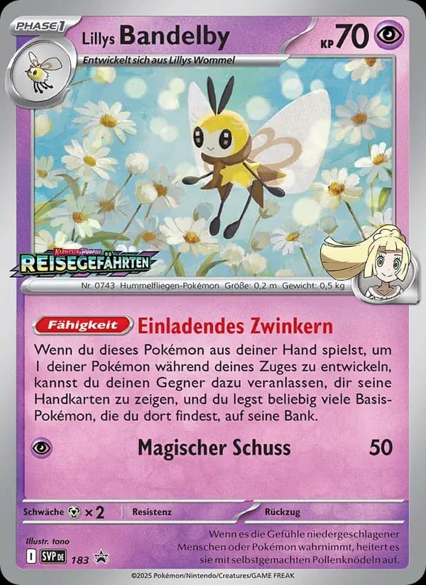 Lillys Bandelby — SVP Black Star Promos 183 German Pokémon card