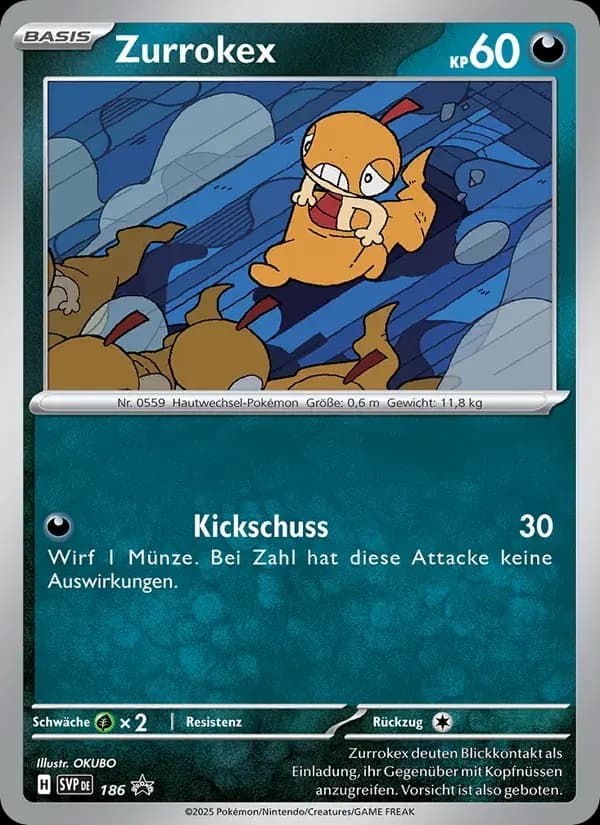 Zurrokex — SVP Black Star Promos 186 German Pokémon card