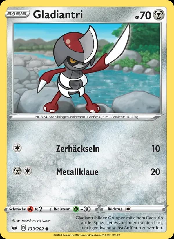 Gladiantri — Schwert & Schild 133 German Pokémon card