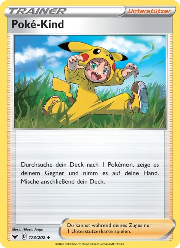 Poké-Kind — Schwert & Schild 173 German Pokémon card