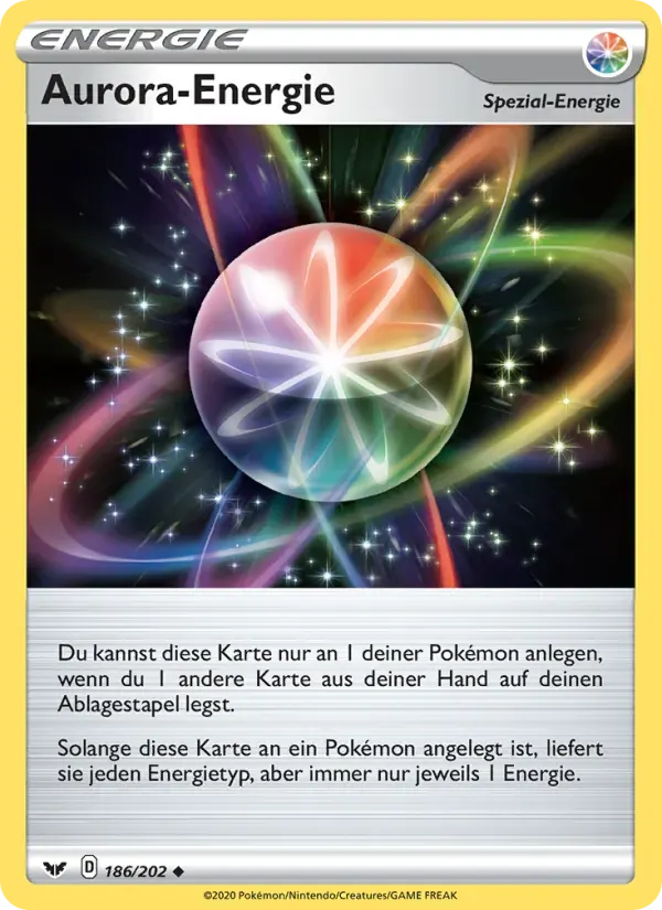 Aurora-Energie — Schwert & Schild 186 German Pokémon card