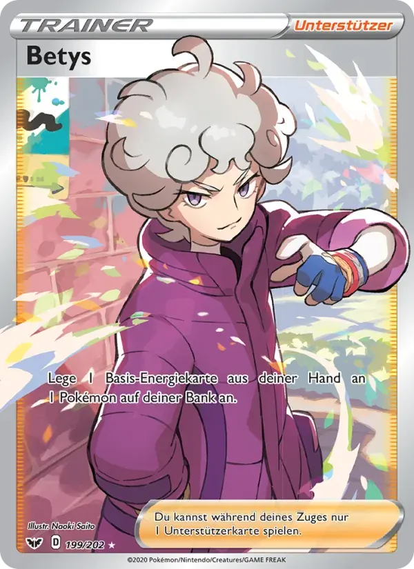 Betys — Schwert & Schild 199 German Pokémon card