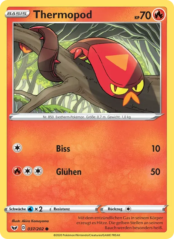 Thermopod — Schwert & Schild 37 German Pokémon card