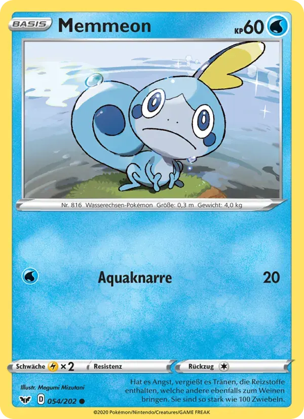Memmeon — Schwert & Schild 54 German Pokémon card